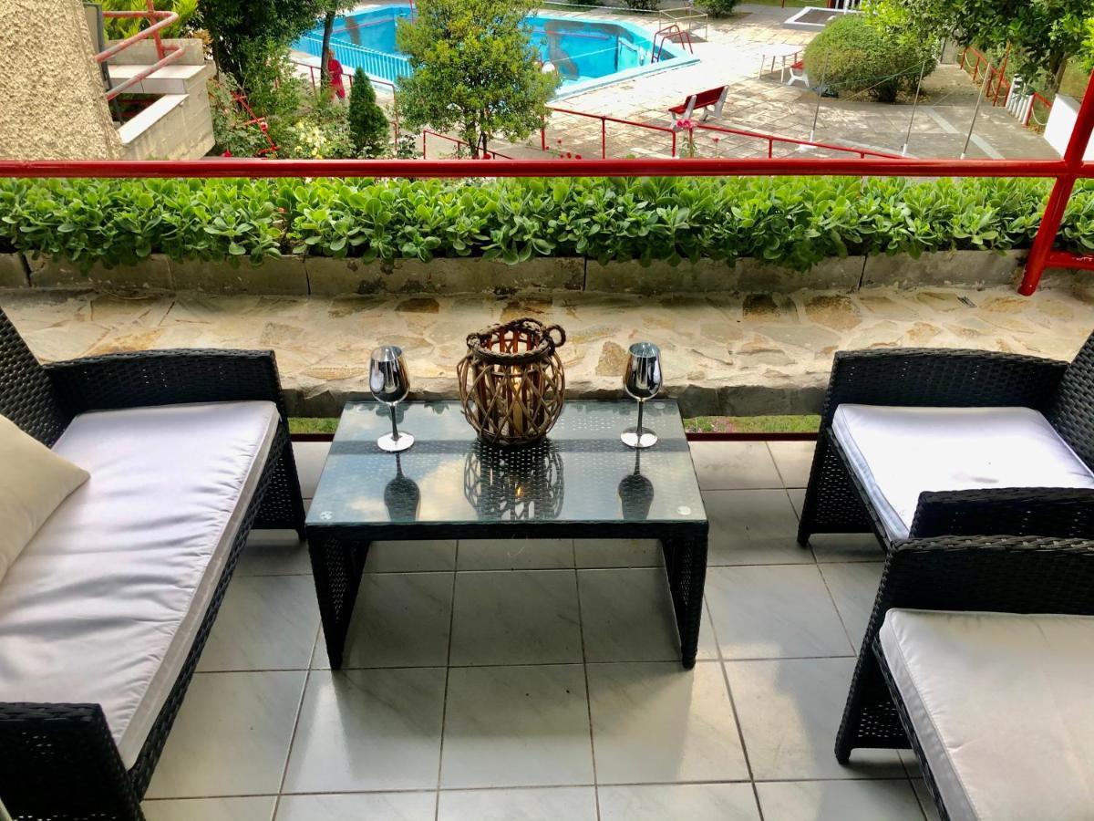 Villavictoria Marias View Pool Apartment Peraia  ภายนอก รูปภาพ